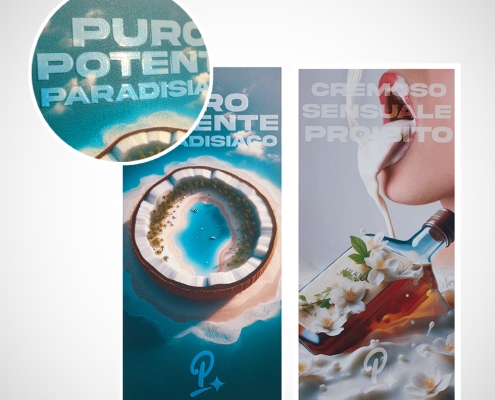 Carta Patinata Spessorata con Plastificazione Soft-Touch e Serigrafia Spessorata